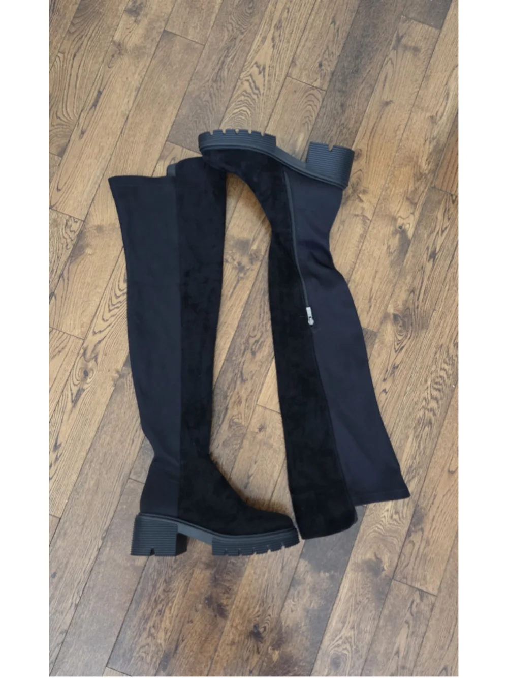 ErikenUrben Black Over the Knee Boots Womens Size 8.5